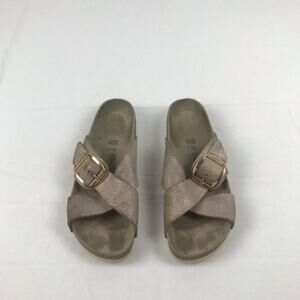 Birkenstock Sienna Big Buckle Rose Gold
